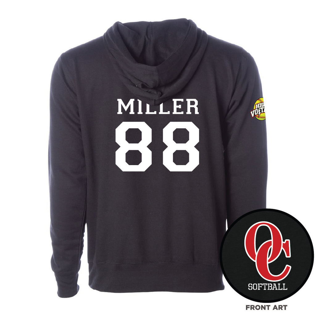 OC Softball High Voltage Player Hoodie