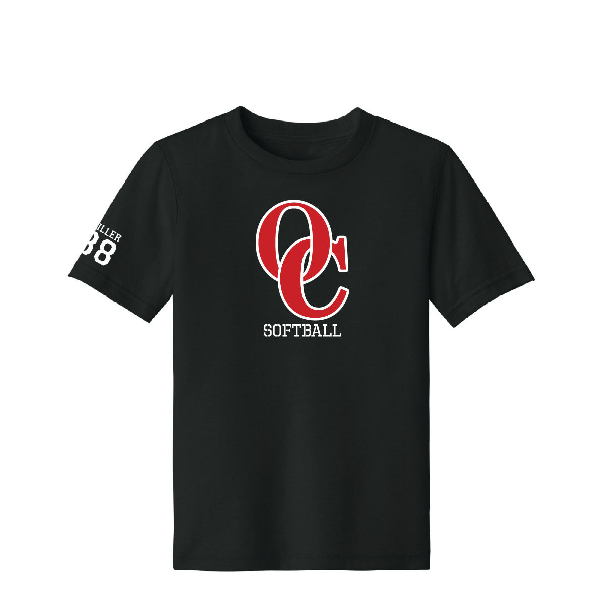 OC Softball Kids High Voltage Team T-Shirt