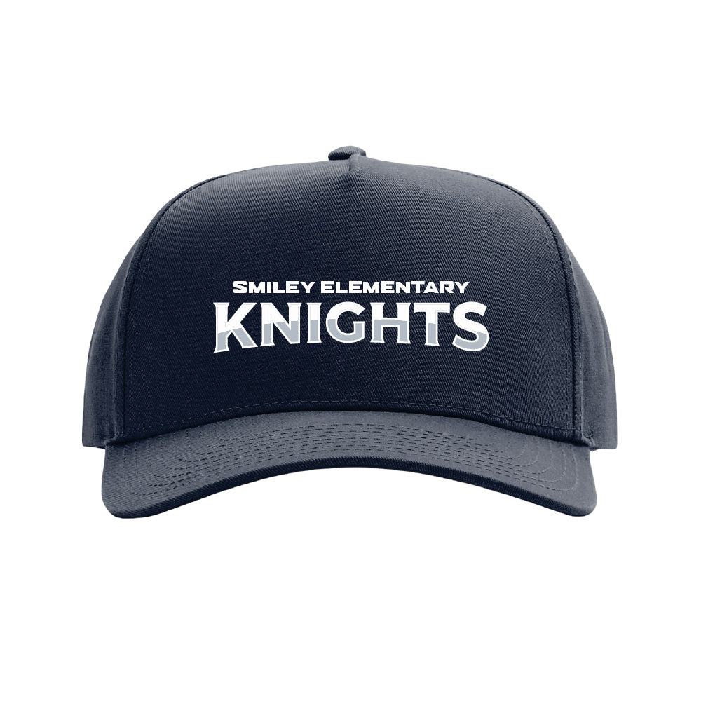 Smiley Elementary Full Fabric Snapback