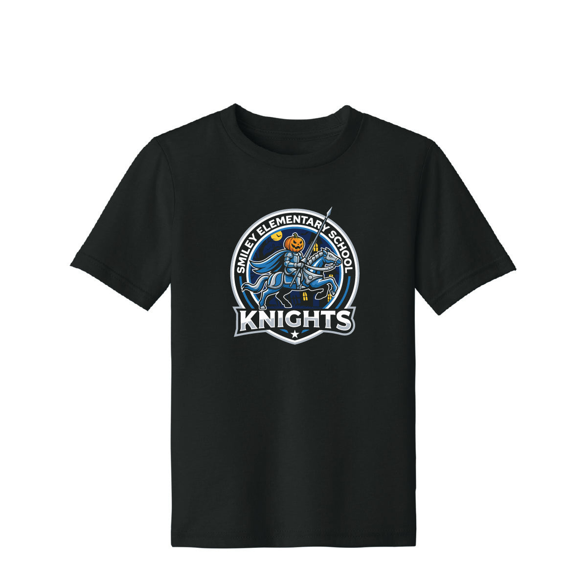 Smiley Elementary Kids Pumpkin Knight T-Shirt