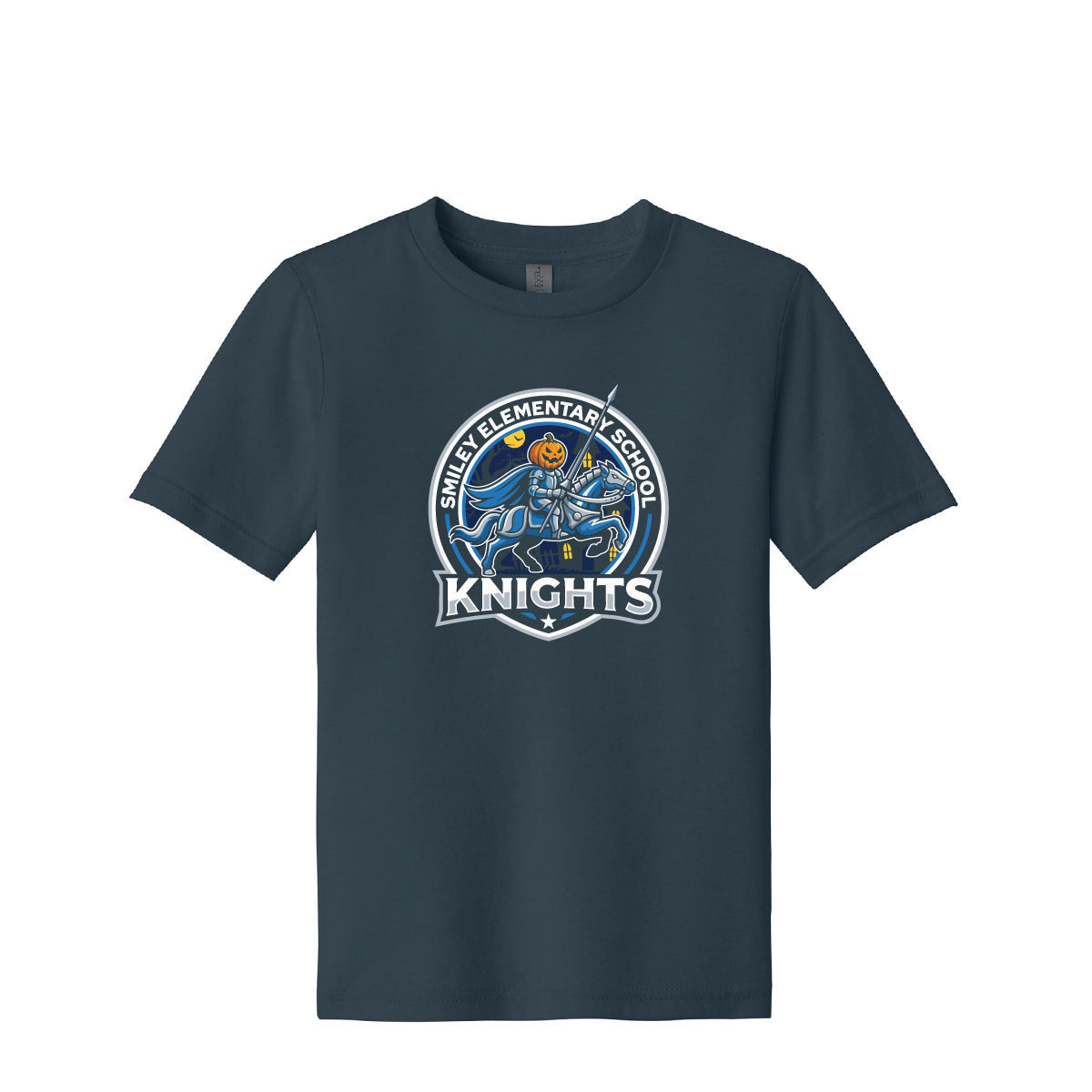 Smiley Elementary Kids Pumpkin Knight T-Shirt