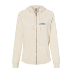 Smiley Elementary Women's California Wave Wash Full-Zip Hoodie
