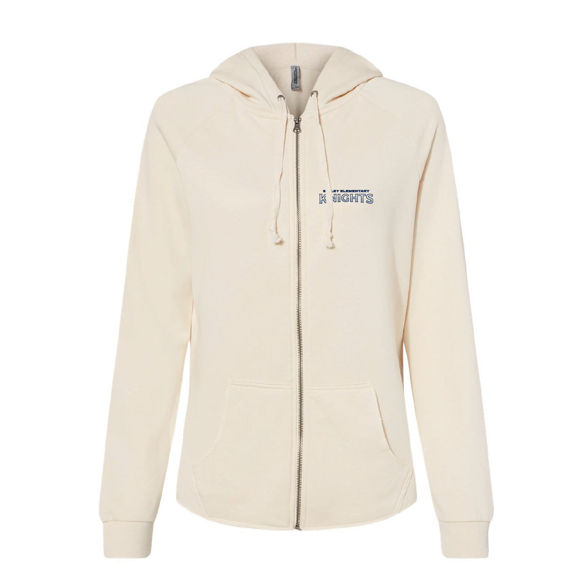 Smiley Elementary Women's California Wave Wash Full-Zip Hoodie